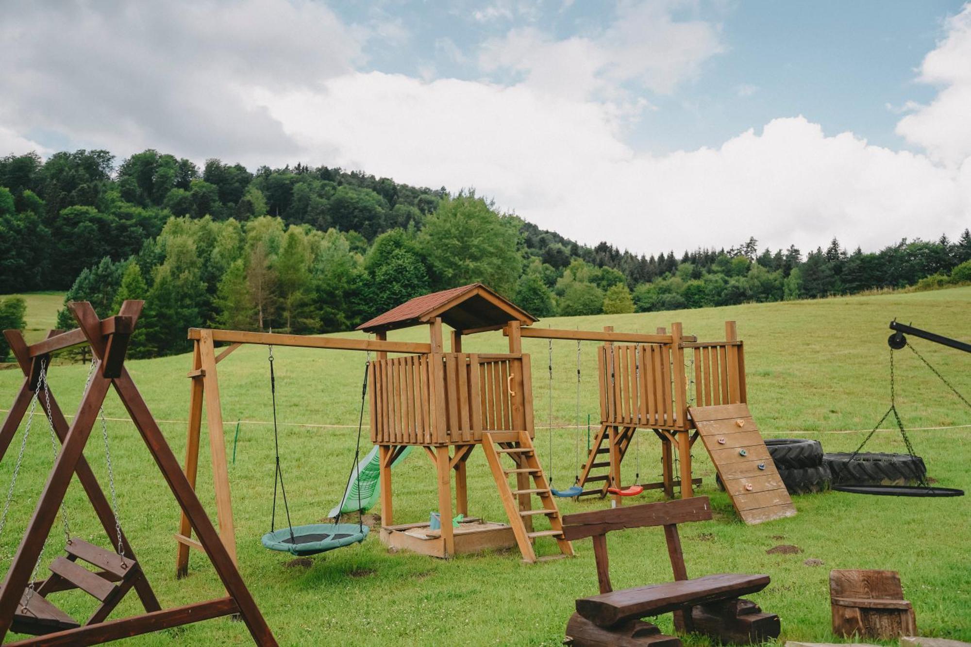 Domki Pod Bukowym Lasem Wańkowa Esterno foto